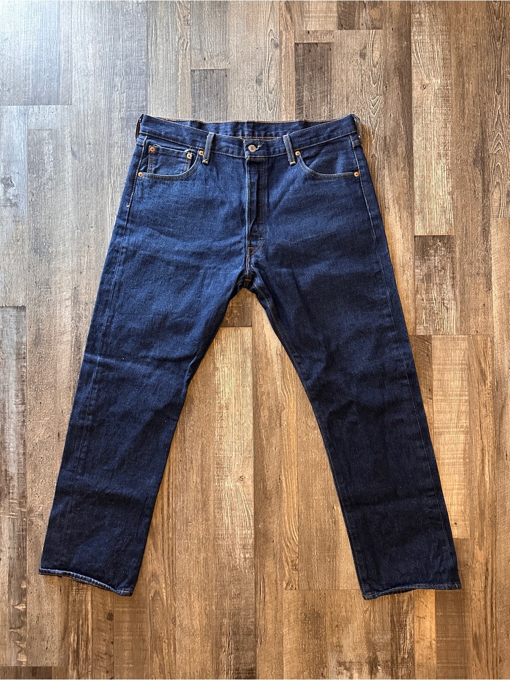 Levi's 501 Dark Blue Jeans